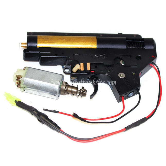 CYMA バージョン2 V2 ギアボックス(モーター付き)M4 M16シリーズ電動ガンライフル用(リアワイヤード)