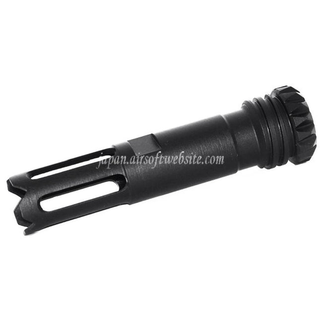 CYMA フルメタル AAC フラッシュハイダー -14mm CCW 反時計回りネジ式バレルライフル用 ブラック