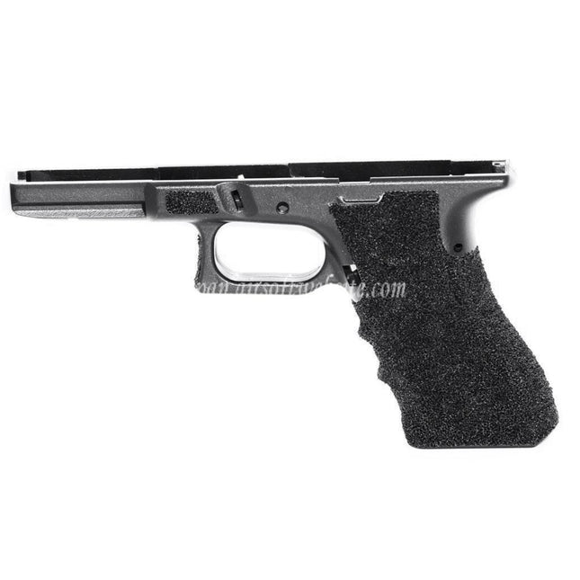 APS ポリマー製 カスタム スティップリング ロアフレーム ACP601 ACP606 Black Hornet 東京マルイ G17 G18C G34 G35 シリーズ GBB ピストル エアソフト ブラック