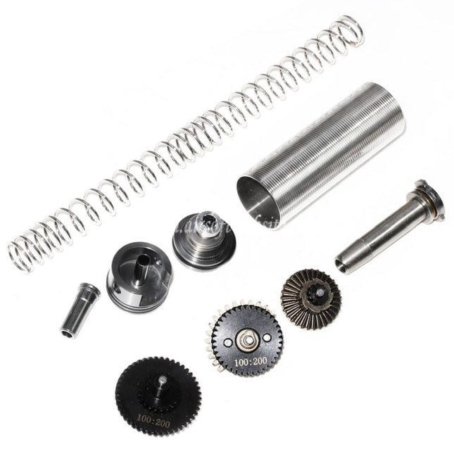 ARMY FORCE 低ノイズ 高トルク 100:200 ギアチューンアップセット M4/M16シリーズ AEG エアソフトガン対応