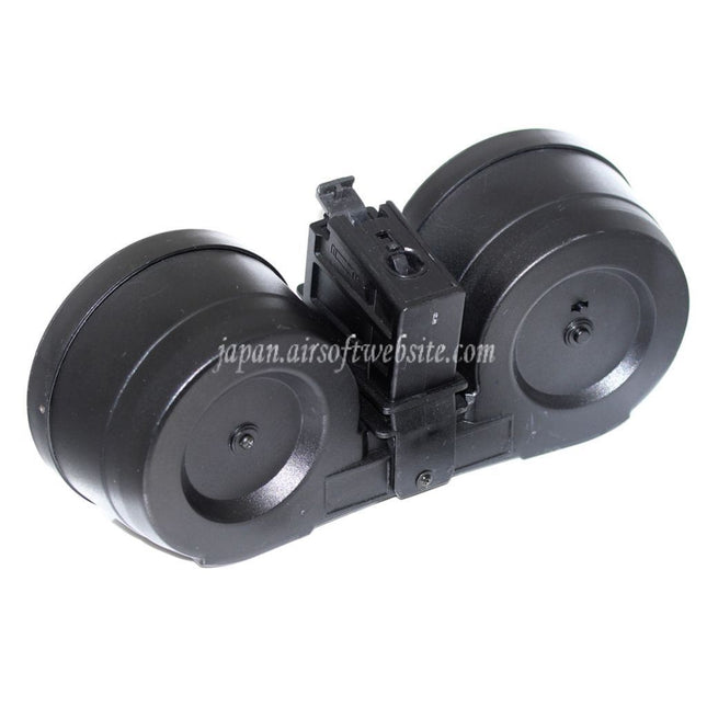 BATTLEAXE 2500連ドラムマガジン 電動Cマガジン G36シリーズ電動ガン対応 ブラック