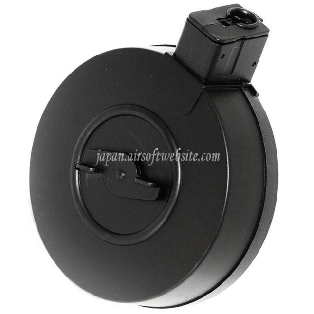 Airsoft Website 370発ドラムマガジン WELL R2 東京マルイ Vz61対応スコーピオンシリーズサブマシンガンライフル(ブラック)