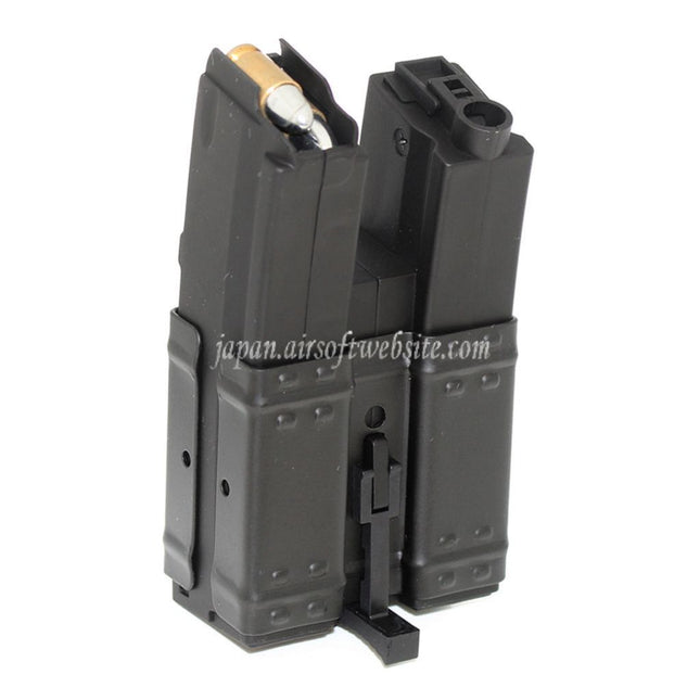 CYMA 250発ハイキャップデュアルマガジン CLASSIC ARMY / CYMA / G&P / GOLDEN EAGLE / JG / SRC / 東京マルイ MP5 シリーズ AEG ライフル エアソフトガン対応 ブラック