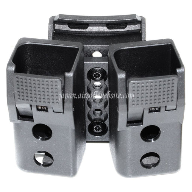 APS Quantum Mechanics ロック可能ダブルマガジンポーチ G17 / G18C / G19 / G22 / G23 / G24 / G34 / G35 Gシリーズ GBBマガジン