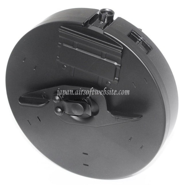 CYMA 450発 ハイキャップCYMA 東京マルイ KING ARMS Thompson M1A1 シリーズ SMG AEG ライフル エアソフトガン対応 ドラムマガジン ブラック