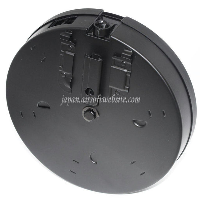 CYMA 450発 ハイキャップCYMA 東京マルイ KING ARMS Thompson M1A1 シリーズ SMG AEG ライフル エアソフトガン対応 ドラムマガジン ブラック