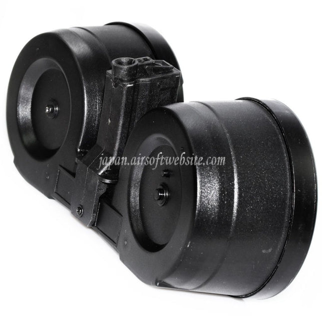 BATTLEAXE 2500発電動デュアルドラムマガジン MP5シリーズ電動ガン対応 ブラック