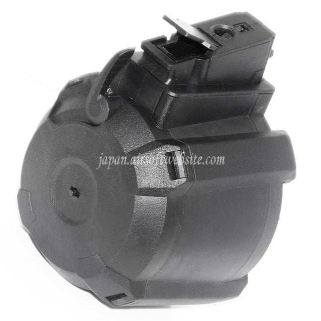 BATTLEAXE 1400発サウンドコントロール電動ドラムマガジン AKシリーズAEGライフル対応 エアソフトガン