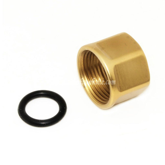 5KU 六角ネジプロテクター バレルカバー - 14mm 逆ネジ 東京マルイ G17 GBBピストル エアソフトガン対応