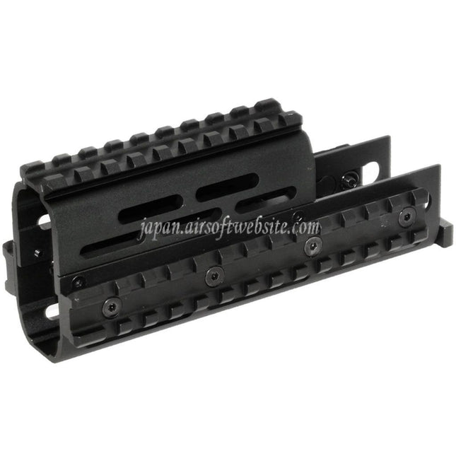 CYMA 155mm アルミ製 RISハンドガードレールシステム D-Boys G&P CLASSIC ARMY E&C AY CYMA AKシリーズ AEGライフル エアガン ブラック