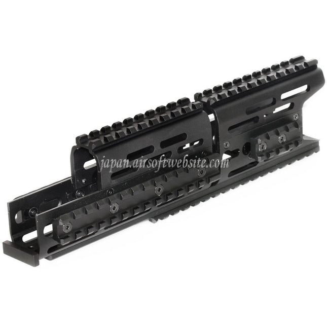 CYMA 276mm アルミ AK モジュラー KeyMod RIS ハンドガードレールシステム CYMA E&L 東京マルイ AK シリーズ AEG ライフル エアソフトガン対応 ブラック