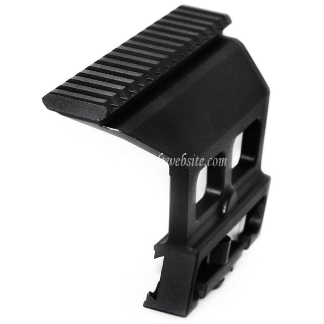 CYMA 155mm アルミレール QD スコープマウント SVD AKシリーズ AEGライフル対応 エアソフトガン ブラック