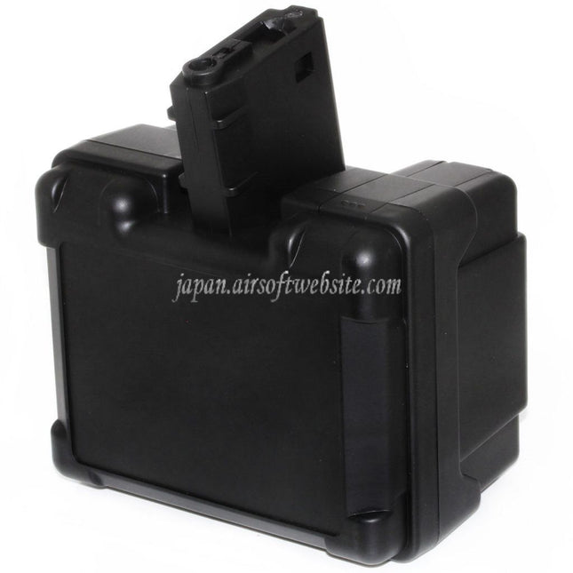 Airsoft Website 2600発電動ドラムマガジン M4 M16シリーズAEGライフル対応 ブラック