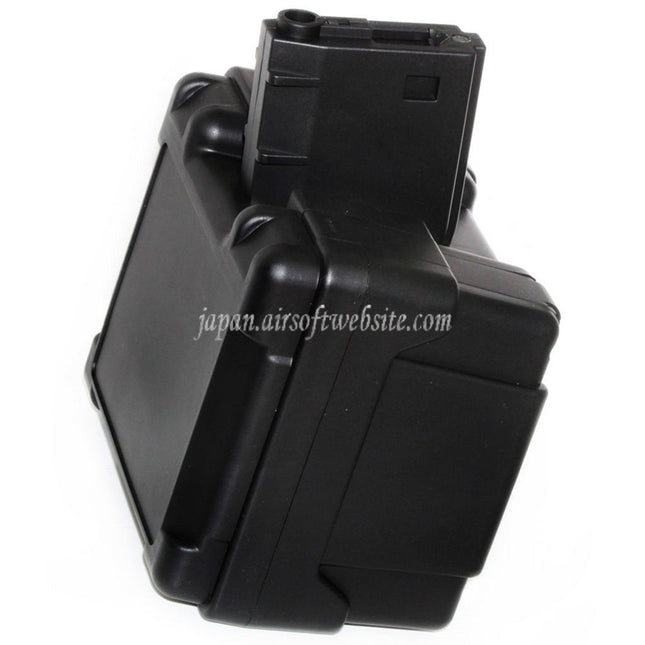 Airsoft Website 2600発電動ドラムマガジン M4 M16シリーズAEGライフル対応 ブラック