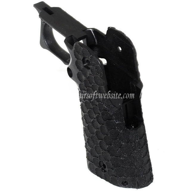 ARMY ARMAMENT フィッシュスケール スティップル ピストルグリップ R607 DVC キャリー EMG AW WE 東京マルイ HI-CAPAシリーズ GBB ピストル エアソフトガン ブラック