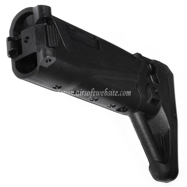 CYMA 5ポジション リトラクタブル サイドフォールディングストック CYMA Platinum Edition CM103 AK Alfa AEGライフル エアソフトガン対応 ブラック