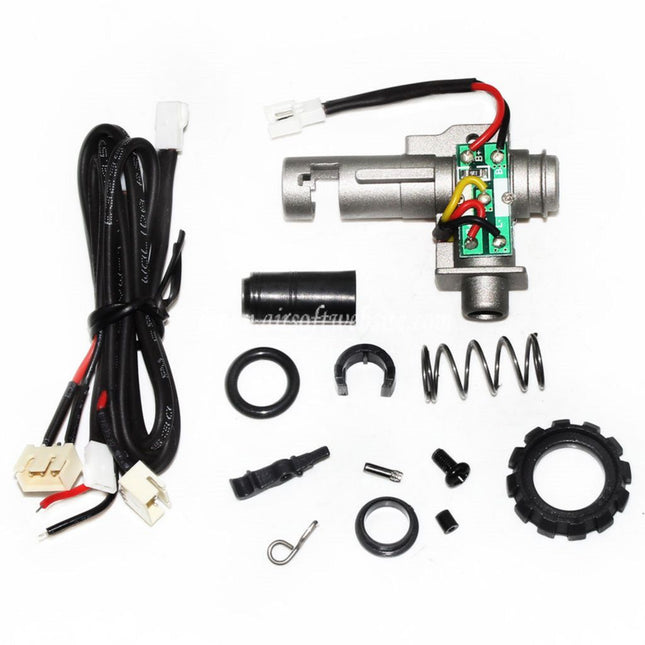 CYMA トレーサーモジュール内蔵 ホップアップチャンバー コンプリート CYMA Platinumシリーズ 東京マルイ M4/M16シリーズ電動ガンライフル対応 エアソフトガン