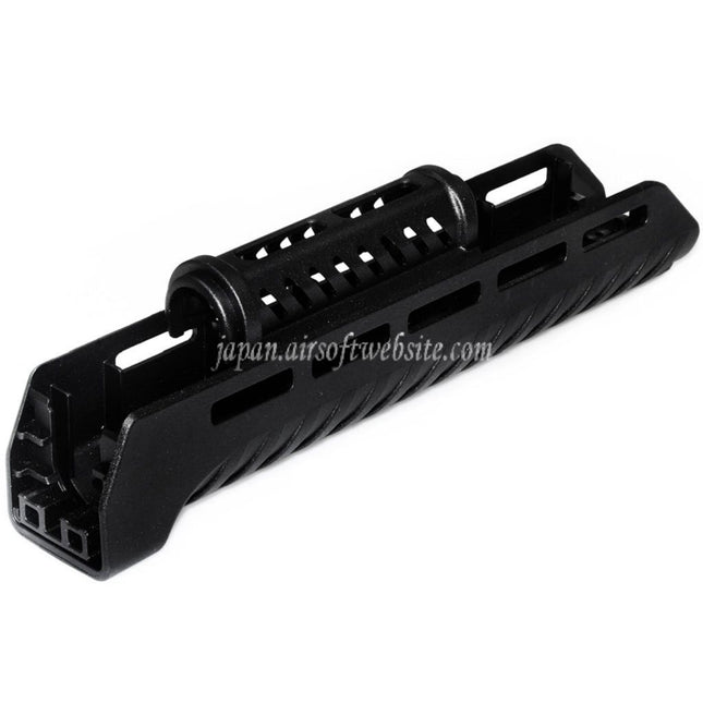CYMA 110mm/265mm ポリマー製 ZHUKOV スタイル AKM M-LOK ハンドガード アッパー/ロワー ハンドガードシステム CYMA AKシリーズ AEGライフル エアガン対応 ブラック