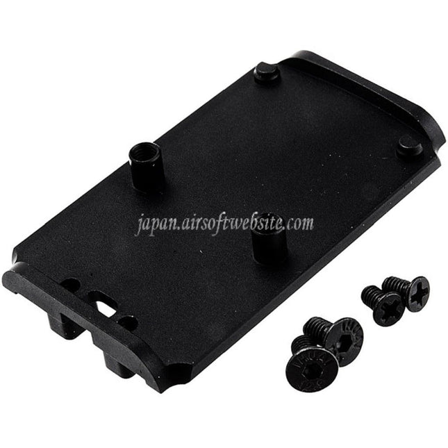 BOMBER AIRSOFT RMRスタイルオプティクスマウント(東京マルイG17 Gen5 MOSシリーズGBBピストル対応)(ブラック)