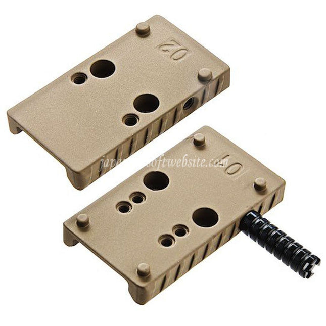 CYBERGUN ファイバーオプティックプレート(チャージングハンドル付き) CYBERGUN CANiK TP9シリーズ GBBピストル対応