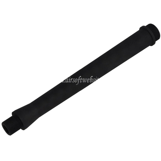 BBT 170mm CNCスチールアウターバレル -14mm逆ネジ 反時計回りネジ VFC FN M249シリーズ GBB SMGライフル エアソフトガン対応 ブラック