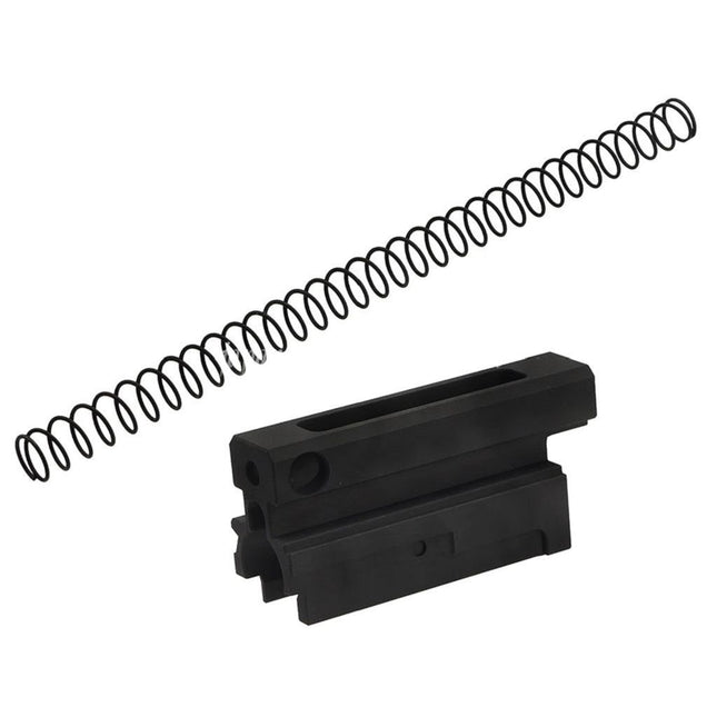 BBT CNCスチールボルトキャリア 120%リコイルスプリング付き マルヤマ SCW-9 PRO-GシリーズGBB SMGライフル用 ブラック