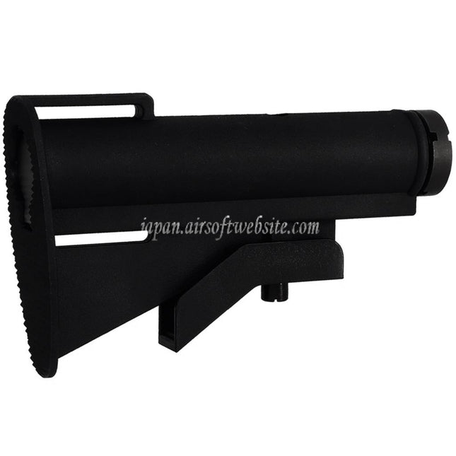 CYMA M733スタイル 伸縮式ストック 2ポジションチューブ付き M4 M16シリーズAEGライフル対応 エアソフトガン ブラック