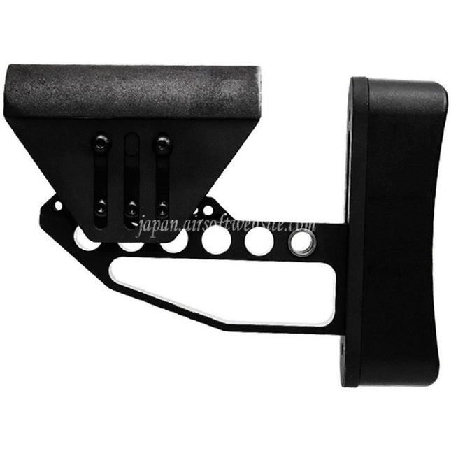 エアソフトウェブサイト M4 M16シリーズ AEGライフル用 軽量アジャスタブルストック (タイプ2) ブラック