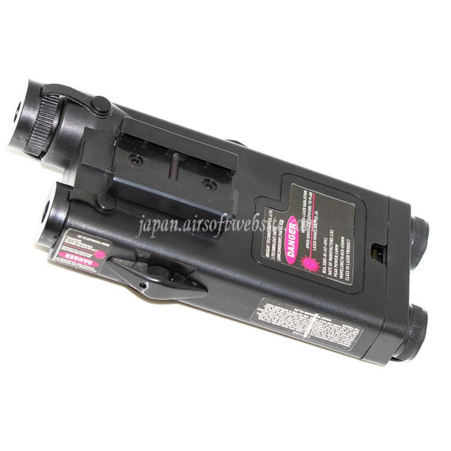 D-BOYS PEQ 2スタイル バッテリーケースボックス RISマウント付き AEG エアソフトガン用 ブラック