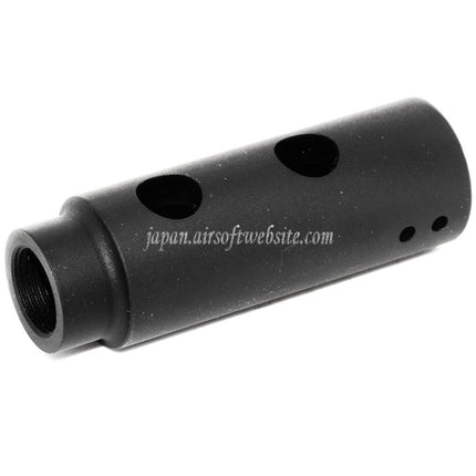 APS ミニ Yコンプ マズルフラッシュハイダー +14mm 正ネジバレル ライフル用 ブラック