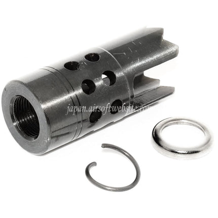 APS 鉄筋カッター フラッシュハイダー +14mm 時計回りネジ式バレル ライフル エアソフトガン