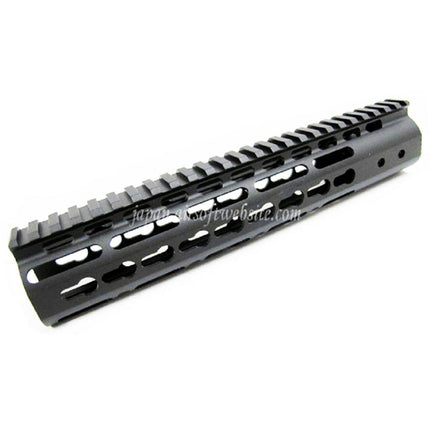 Airsoft Website  CNCアルミ製 10インチ RASハンドガード Keymodレールシステム M4 M16 AEGシリーズライフル用 ブラック