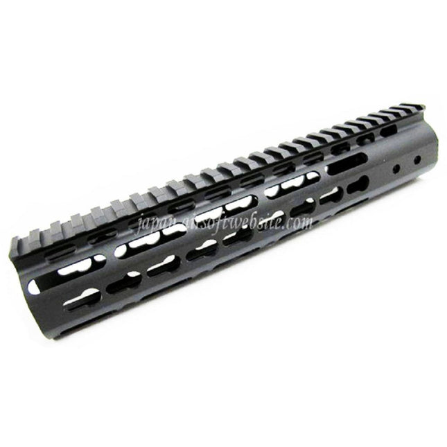 Airsoft Website  CNCアルミ製 10インチ RASハンドガード Keymodレールシステム M4 M16 AEGシリーズライフル用 ブラック