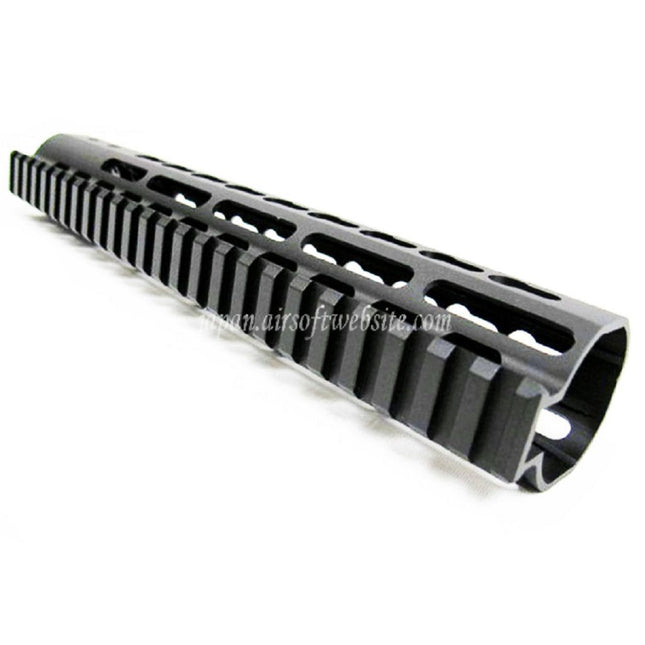 Airsoft Website  CNCアルミ製 10インチ RASハンドガード Keymodレールシステム M4 M16 AEGシリーズライフル用 ブラック