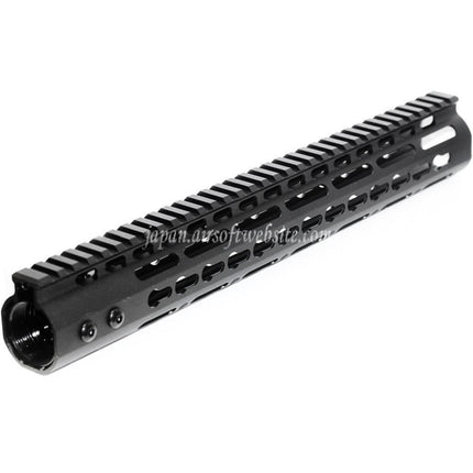 Airsoft Website CNCアルミ製 13.5インチ Keymod RASハンドガードレールシステム M4/M16シリーズ AEGライフル用 ブラック