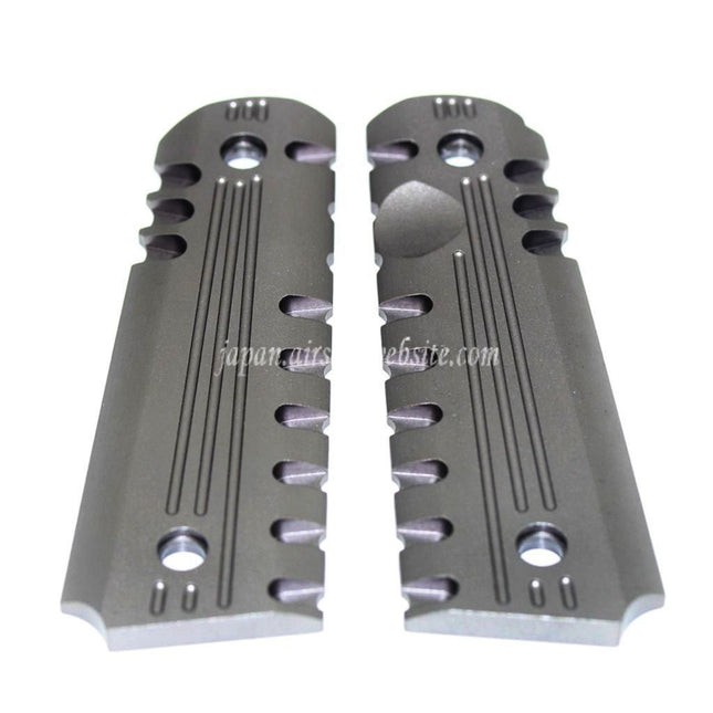 Airsoft Website CNCアルミグリップカバー 東京マルイ M1911 M.E.U. アーミーR27 R28 R29ピストル用