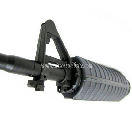 E&C CNC アルミ RAS フロントセット ハンドガードレールシステム 12.5インチアウターバレル付き M4、M16、M4A1シリーズ用AEGライフル エアソフトガン ブラック