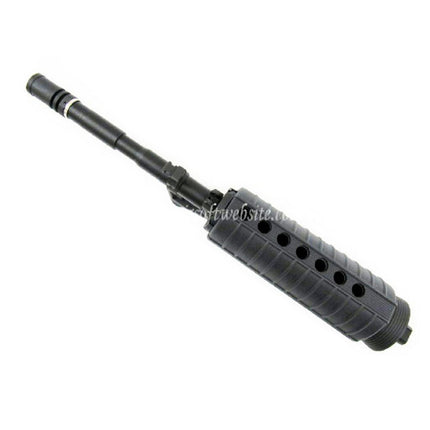 E&C CNC アルミ RAS フロントセット ハンドガードレールシステム 12.5インチアウターバレル付き M4、M16、M4A1シリーズ用AEGライフル エアソフトガン ブラック