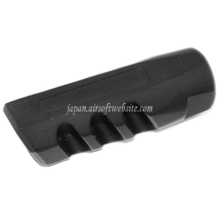APS EMGライセンス取得 F1 FIREARMS アングルフェイス マズルブレーキ フラッシュハイダー -14mm 逆ネジ 反時計回りバレル ライフル エアソフト