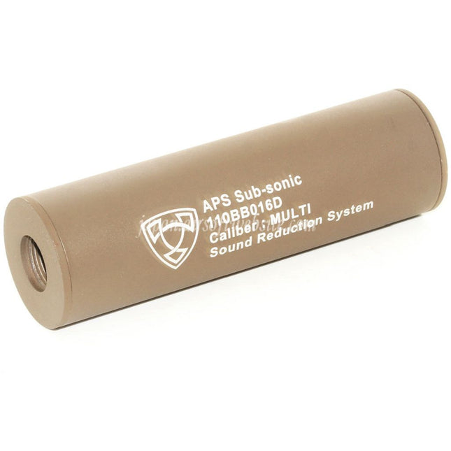 APS 110mm アルミサイレンサーサプレッサーバレルエクステンション -14mm CCW 反時計回り / +14mm CW 時計回り スレッド