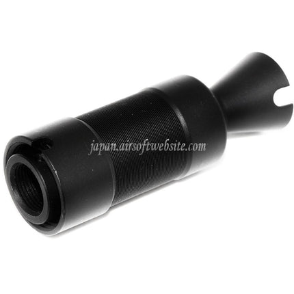 CYMA AK74U メタルフラッシュハイダー -14mm 逆ネジ式バレルライフル用 ブラック