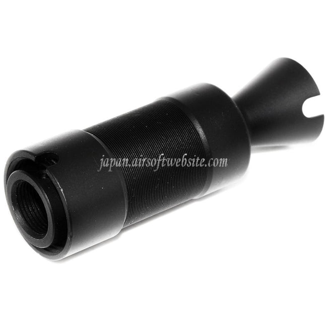 CYMA AK74U メタルフラッシュハイダー -14mm 逆ネジ式バレルライフル用 ブラック