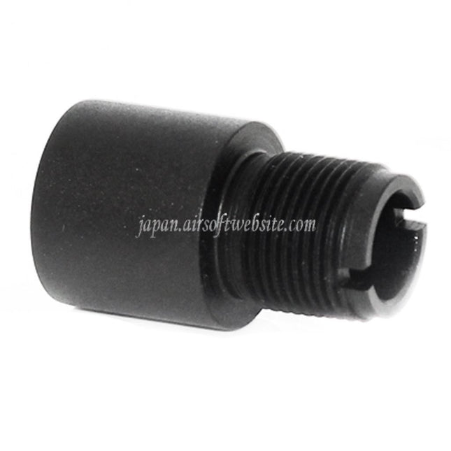 Airsoft Website バレルサイレンサーアダプター (+14mm時計回り→-14mm逆ネジ) AEG GBBライフルに適合