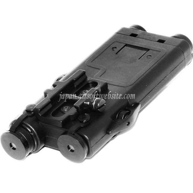 Airsoft Website PEQ-2 20mm RISマウント付きAEGライフル用スタイルバッテリーケースボックス  ブラック