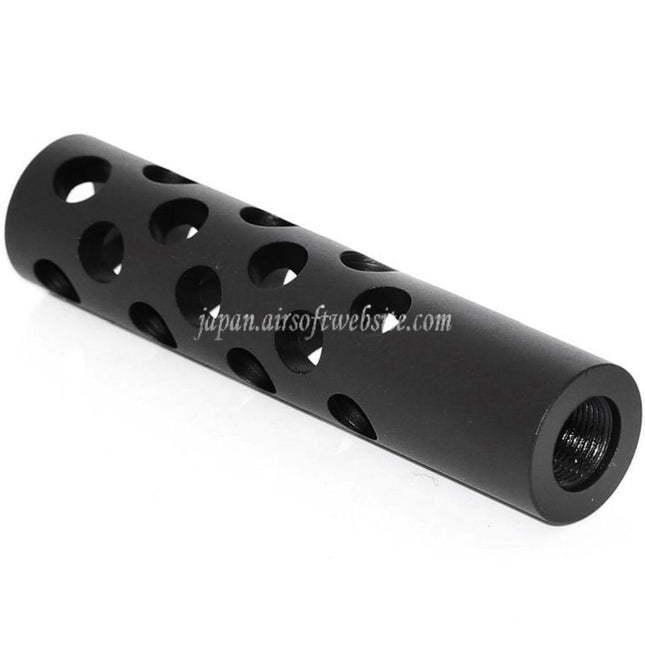 APS RT-S マズルフラッシュハイダー（-14mm 逆ネジ式反時計回りバレル対応） ブラック