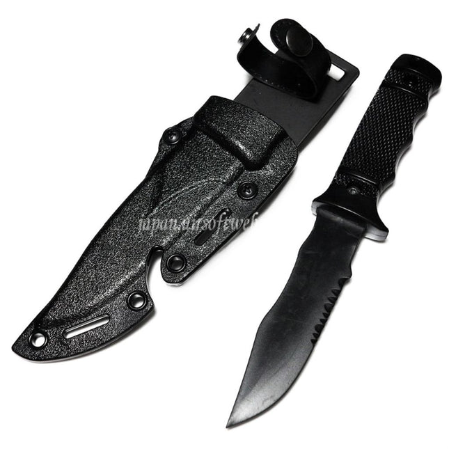 CYMA プラスチック製 M37 シールパップナイフ（ノンシャープ ソフトラバー フェイクナイフ）シース付き