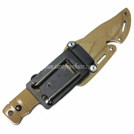 CYMA プラスチック製 M37 シールパップナイフ（ノンシャープ ソフトラバー フェイクナイフ）シース付き