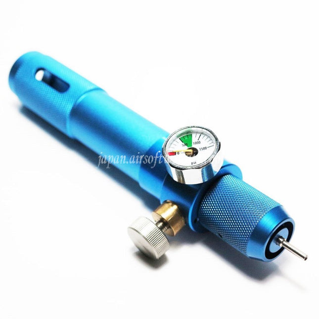 PPS 20g CO2ガス補充 CNCチャージャー PSIゲージ付き