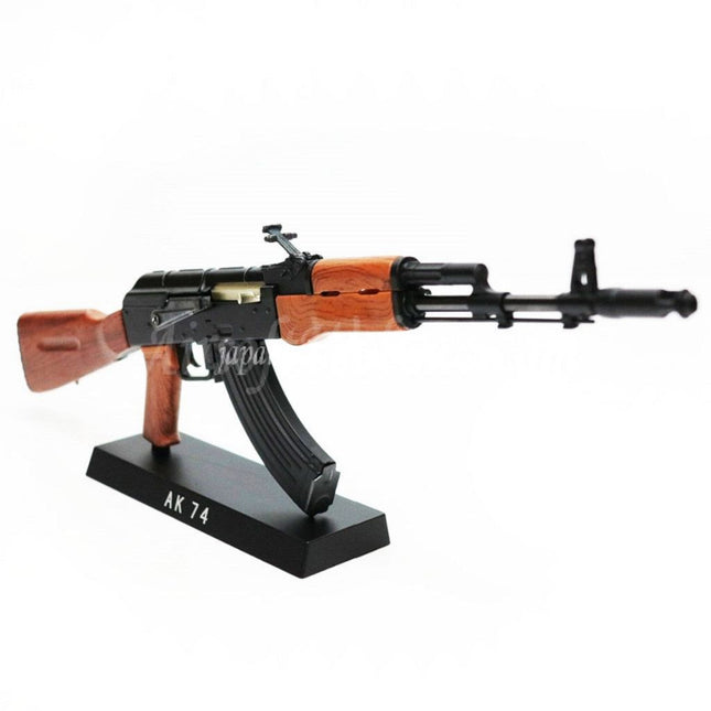 Airsoft Website 12インチ 非可動式トイフィギュア ダミーモデルキット 1:6 AK47スナイパーライフル ブラック/ブラウン