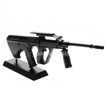 Airsoft Website 12インチ 非可動式トイフィギュア ダミーモデルキット 1/6 AUG ライフル ブラック